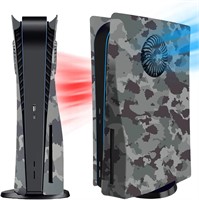 Cooling Vent Cover Plates for PS5  Gray Camo