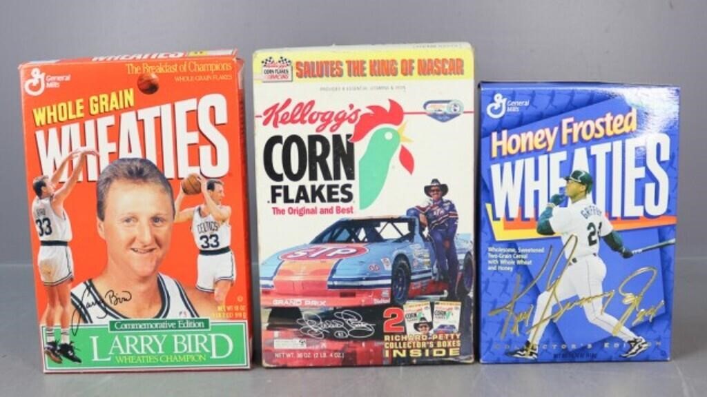 Sports Figure Cereal Boxes