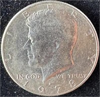 Toning 1978-D Kennedy Half Dollar