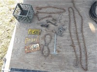 Misc. Hooks & Chains, Vintage Wrenches, Ice Scoop