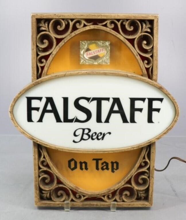 Falstaff Beer Light-Up Sign