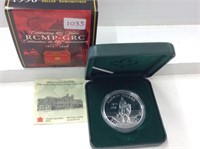 1998 Canadian Cased Proof Silver Dollar