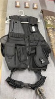 Partial mesh tactical vest