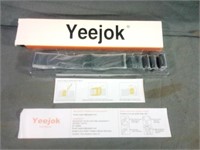 New Yeejok 22 mm Bands For Fossil. Black Solid &