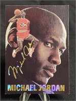 Michael Jordan Basketball Card Facsimile Auto