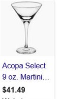 Bid X96 Marbeya 9oz Martini Glasses