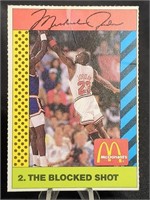 Michael Jordan Basketball Card McDonald's #2 The