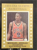 Michael Jordan Basketball Card 1984 USA Olympic