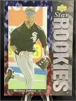 Michael Jordan Baseball Card Upper Deck Star