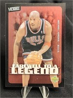 Michael Jordan Basketball Card Upper