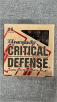 380 Auto Critical Defense - 25 Rounds - Ammunition