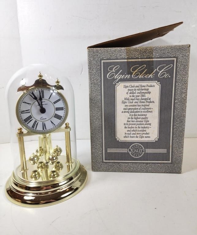 GUC Elgin Clock Company Vintage 1980s Style Clock