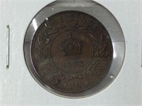 1936 Newfoundland 1 Cent Coin (xf)