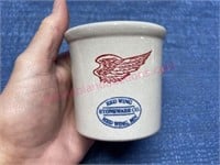 Miniature "Red Wing" crock