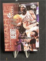 Michael Jordan Basketball Card Upper Deck Heart