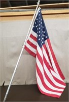 Nice Cotton 3'x4' American Flag w/ Pole