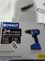 Kobalt 1/2" Compact Drill/driver Kit