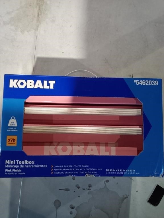 Kobalt Mini Toolbox In Pink