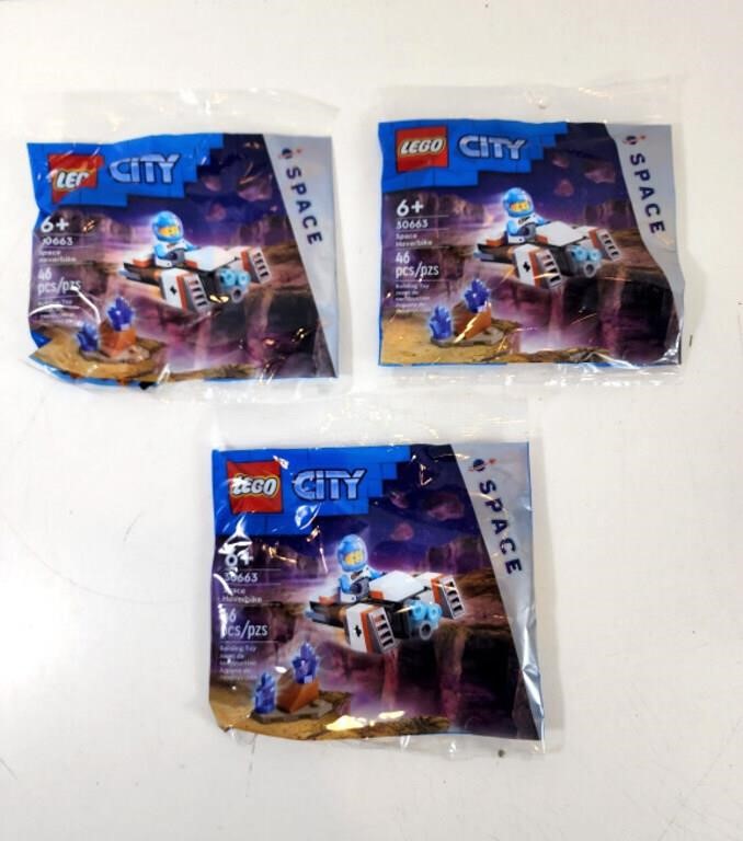 NEW Lego City Space Roverbike Mini Sets (x3)