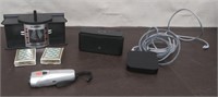 Apple TV Receiver, DCSS Bluetooth Speaker, Card