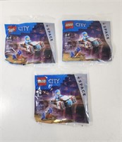 NEW Lego City Space Roverbike Mini Sets (x3)