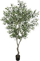 Viggda Artificial Tree Faux Olive Tree 7ft