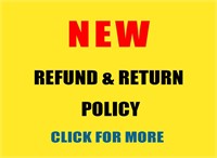 NEW REFUND POLICY