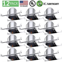 Recessed Lighting Can, 6 Inch (12 Pack)