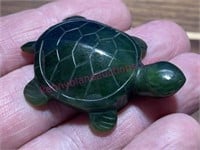 Small carved jade turtle