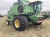 JD 8820 combine. CAHR. 5787 hours total 44x32