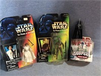Lot Of 4 Vintage Star Wars Figures Including