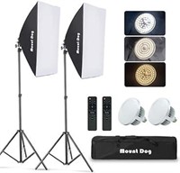 Dimmable LED Softbox Kit