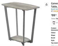 Convenience Concepts Graystone End Table