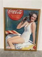 Framed Coca-Cola Picture