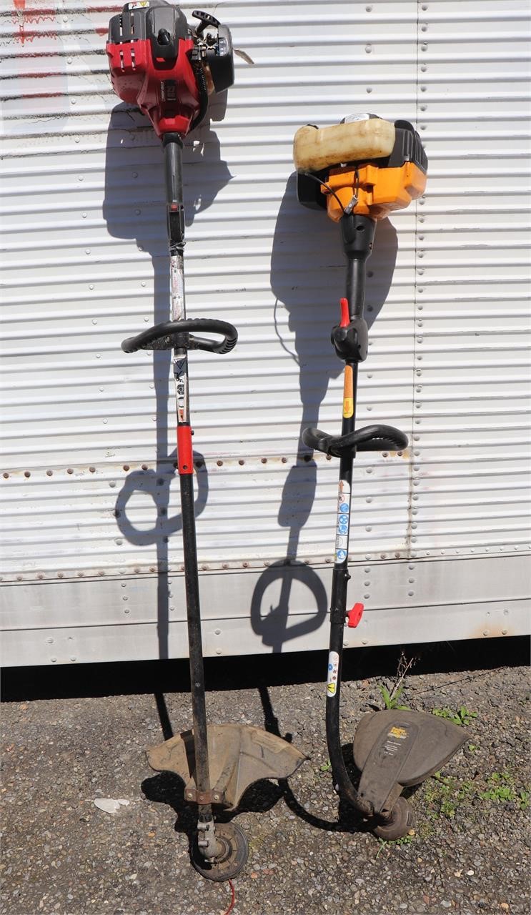 (2) Gas Powered String Trimmers
