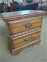 Two Drawer Side Table/Night Stand 17" x 23" x