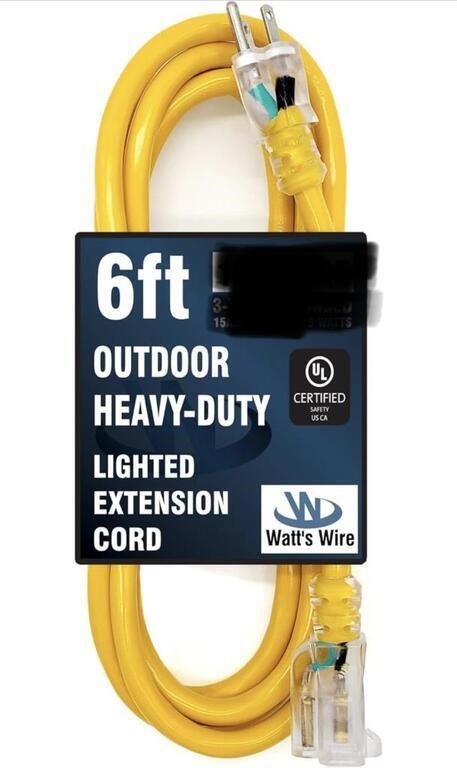 6 FT HEAVY DUTY EXTENSION CORD - TESTED