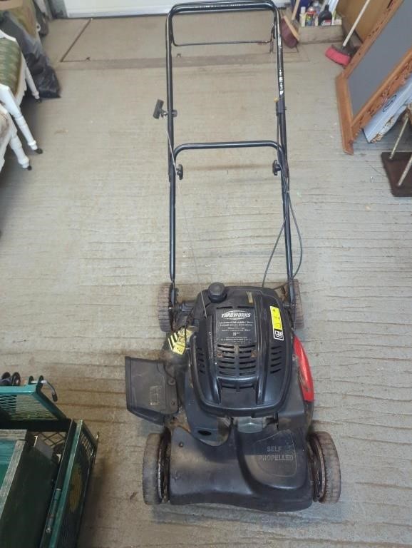 Yardworks 21" Lawn Mower As Is Does Not Turn Over