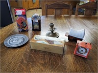 AVON Juke Box, Brass Candle Holder, More