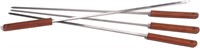 Outset Rosewood Handle Grill Skewers, Stainless