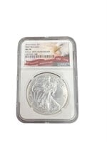 2016 MS70 Silver Eagle NGC Graded Early Release