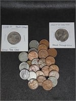 Lot of 24 Lincoln Wheat Pennies & 2 "Error"
