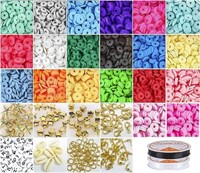 Clay Beads 5300 Pcs Polymer Clay Beads