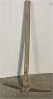 Antique Wood Handled Pick Axe