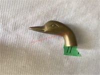 Brass Duck Cane Top