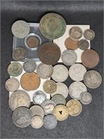 Lot of 33 Misc. Foreign Coins