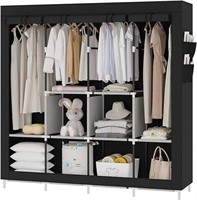 Portable Closet Organizer - Black