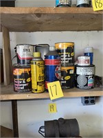 garage items contents of 1 shelf