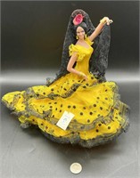 1960s Flamenca Dancer Doll