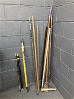 MISC PAINTERS POLES WITH ROLLERS AND FOAM BRUSHES